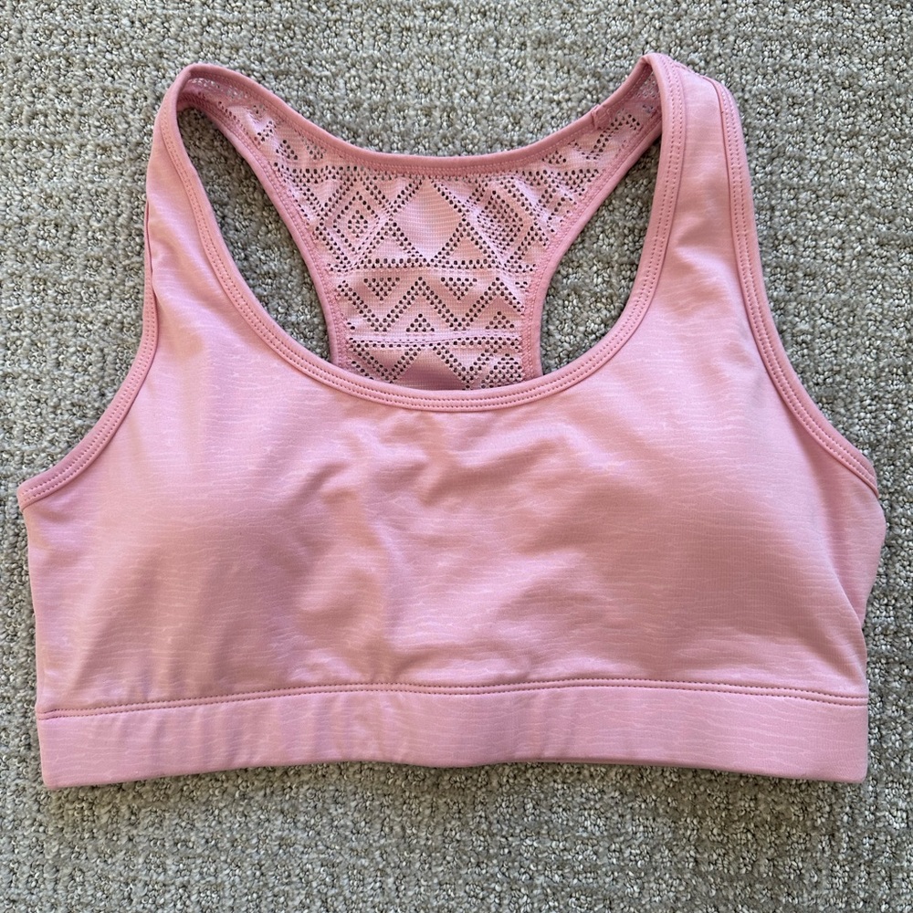 Excellent used pink Zyia Bomber Bra pink - Large